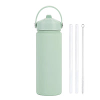 Insulated Water Bottle 500ml Custom Text/Logo - 304 Steel, 24H Cold, Office & Gym Essentials