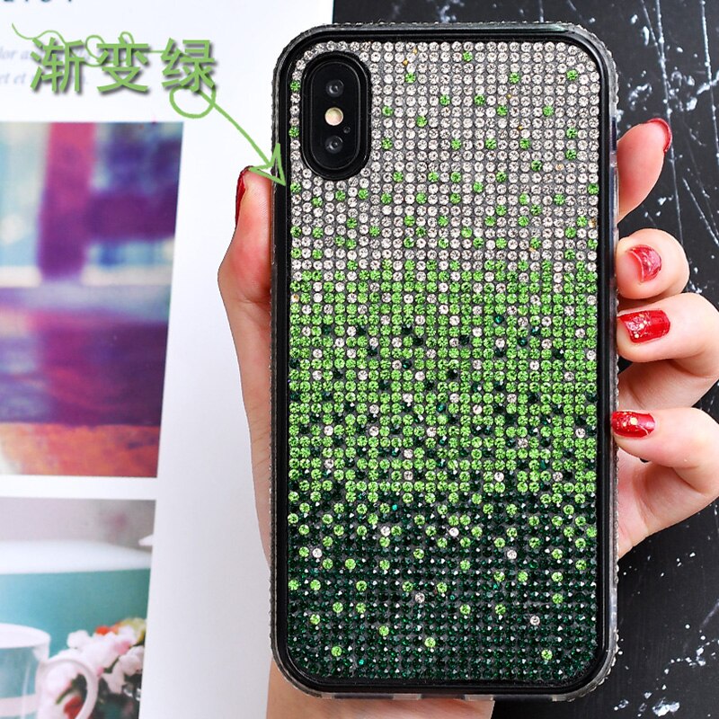 Luxury Rhinestone Glitter For Apple iPhone 14 13 12 11 Pro Max Mini XS Max X XR 7 8 Plus Shiny Diamond Hard Phone Case