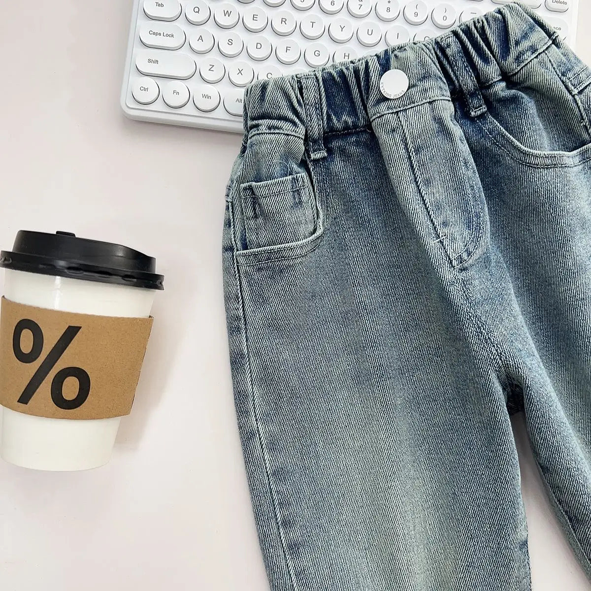 Boys Casual Jeans Children Denim Jeans Kids Trousers Toddler Girl Fall Clothes 2 3 4 5 Years Baby Harem Pants BaBy Jeans