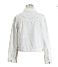 2025 Denim Coat Women Denim Coat Turn Down Collar Single Breasted Full Sleeve Jackets Loose Casual Regular Short Jacket