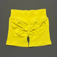 Gym Shorts Women Fitness Sports Biker Shorts High Waist And Waist Tightening Yoga Shorts Workout Scrunch Butt Seamless Leggings