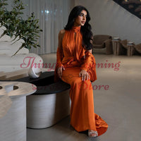 Thinyfull 2025 Mermaid Prom Evening Dresses Saudi Arabia High Neck Sleeveless Long Night Dress Formal Cocktail Party Prom Gowns