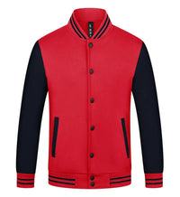 Mens Jacket Trend New Button Casual Coats Round Neck Baseball Uniform  Spring And Autumn Tide Brand Clothes Print LOGO LS-2211