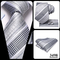 Hi-Tie Champagne Floral Paisley Silk Elegant Tie For Men Groom Wedding Men Necktie Pocket Square Cufflink Accessory Wholesale