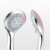 Zhang Ji 5 Modes Silicone Nozzle Shower Head HandHold Rainfall Jet Spray High Pressure Powerful Shower Head Chrome Plating