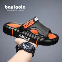 2025 In Vogue New Couple Sandals Non-Slip Lightweight Thick Sole Dopamine Color Beach Shoes For Men Women