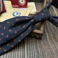 New Trendy Navy Brown Neckties For Men 7cm Formal Business Silk Neck Tie Shirt Suit Cravat Tuxedo Wedding Party Daily Wear Gifts