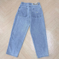 Embroidery men's jeans embroidered European and American letter decoration street style hip-hop gothic fashion pants