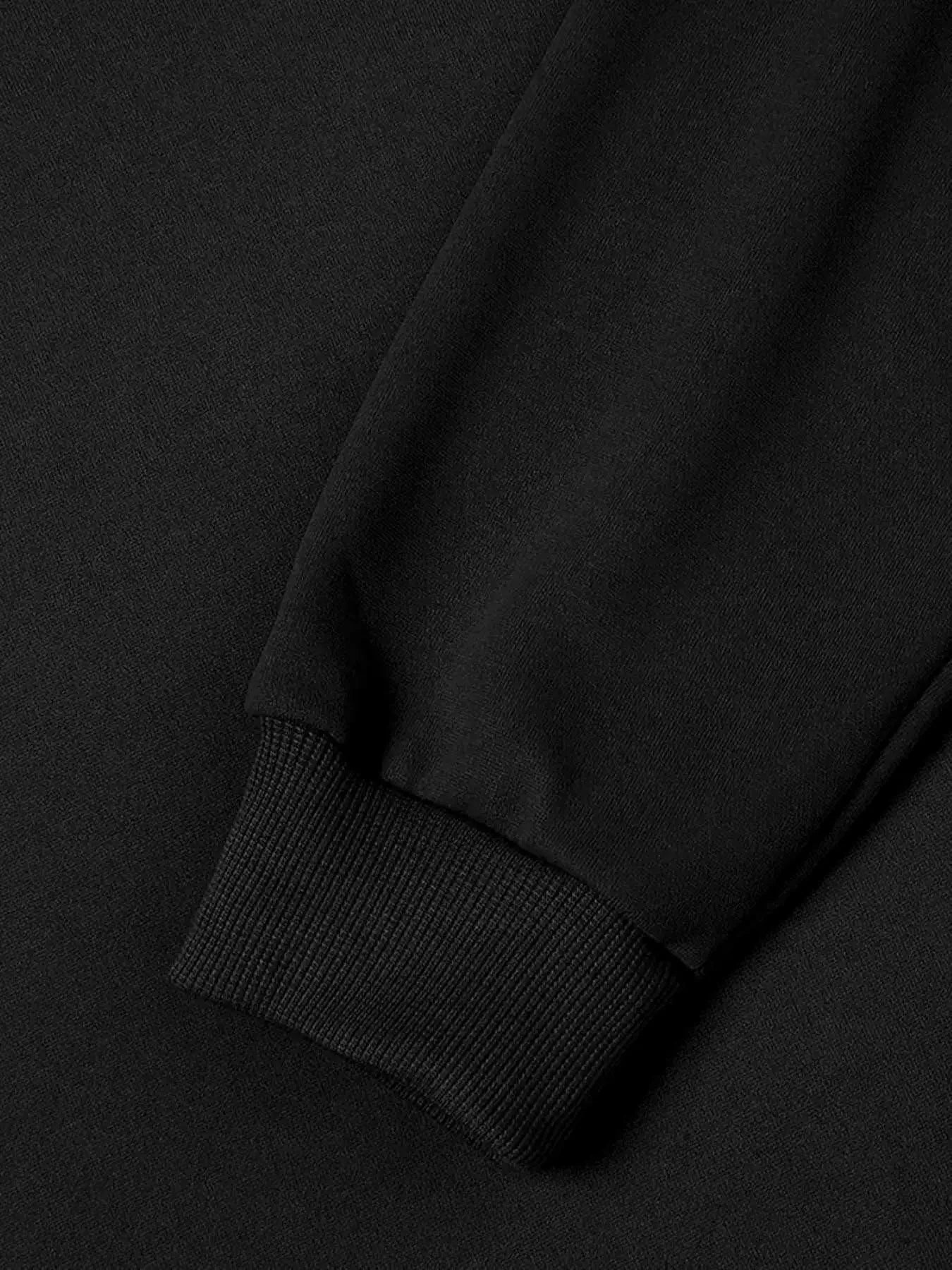 Women's Sweatshirt  "Tout va bien" French Letter Print Crew Neck Casual For Fall & Spring, Women's Clothing