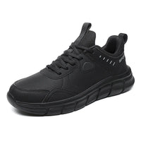 Men's Waterproof Work Shoes Lightweight Comfortable Anti Slip Shock-absorbing Sneakers Outdoor Casual Tennis Fashionable Shoes
