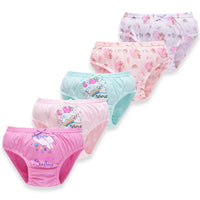 5 Pcs/Box Children Underwear Girl Soft Cotton Girls Briefs Pants Cartoon Lovely Cat Kids Underpants Breathable Panties For Girls