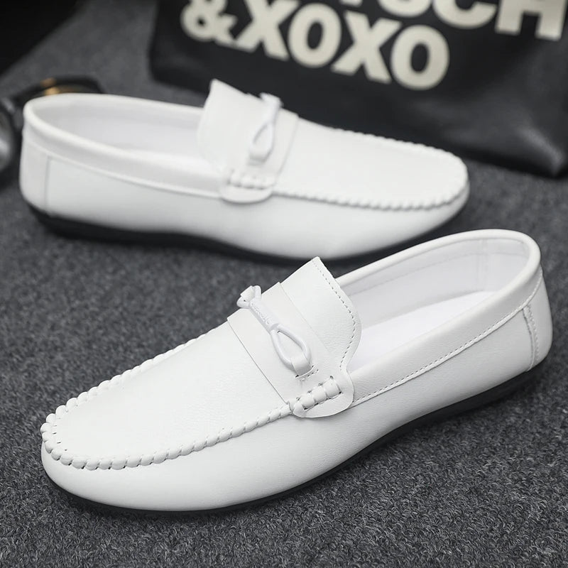 YRZL Mens Summer Shoes Breathable Loafers Lightweight Casual Shoes for Non Slip Walking Shoes Fashion Slip On Sneakers Big Size