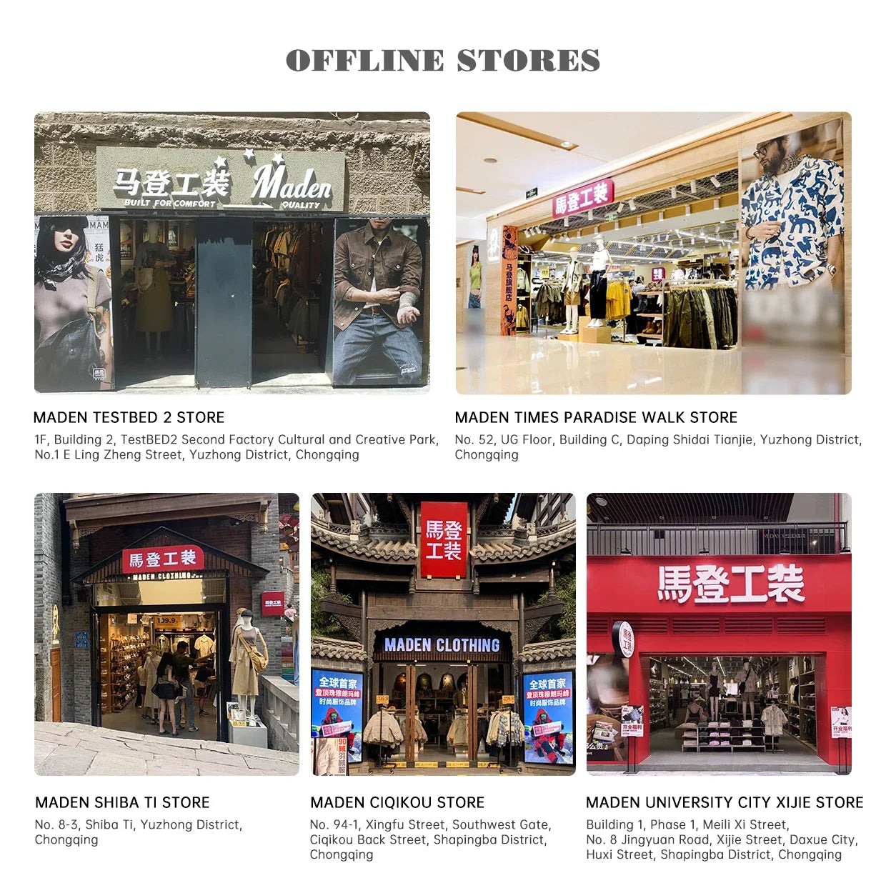 Maden Retro Blue Logging Mens Jeans with Washed Denim Loose Fit Cotton And Non-Elastic Waist Daily Wear Casual Pants