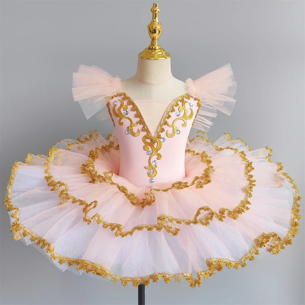 Summer Children Ballet Dress Baby Ballerine Dance Costumes Kids Dresses Tutu Girl Ballet Leotards Vestidos Party Girls Clothing