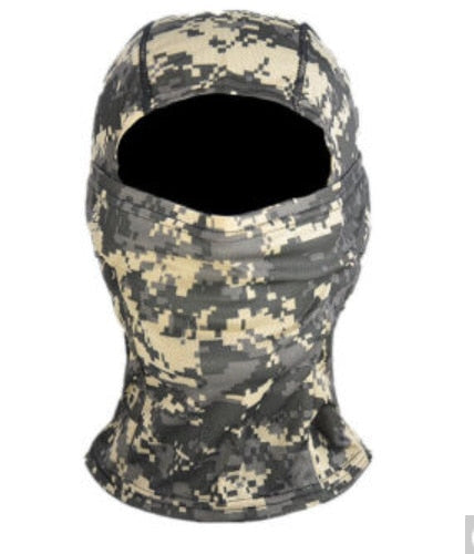 Tactical Camouflage Balaclava Full Face Mask Head Gear Sports Hat Hunting Bicycle Cycling Army Multicam Bandana Neck Gaiter