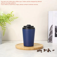 Insulated cup stainless steel coffee cup, vacuum bottle, insulated water hot and cold juice ice drink leak proof cup Customizabl