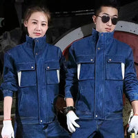 Jeans Work Clothes Electric Welding Clothes Spring Autumn Anti-scalding Anti-scalding and Anti-grinding Labor Protection Clothes