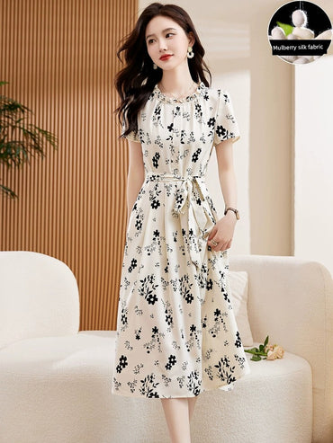 Summer International Hangzhou Silk Dress