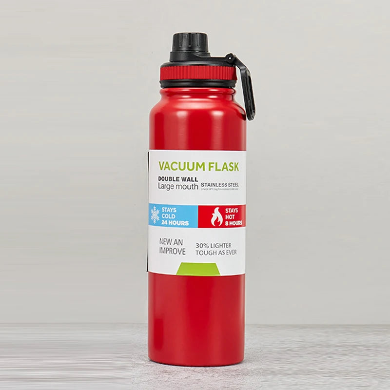 800ML/1000ML Thermos Bottle Stainless Steel Car Thermal Cup Keeps Cold and Heat Thermal Mug Sports Insulated Cup Vacuum Flask