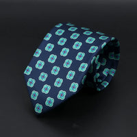 Fashion Men's 7.5cm Silk Tie Super Soft Bohemian Style Dot Chic Novelty Red Blue Necktie Suit Shirt Luxury Banquet Accessories