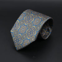 Fashion Men's 7.5cm Silk Tie Super Soft Bohemian Style Dot Chic Novelty Red Blue Necktie Suit Shirt Luxury Banquet Accessories