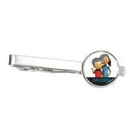 Hot Selling Personalized Steam Punk Jehovah's Witness Tie Clip JW.ORG Clip Glass Dome Handmade Jewelry