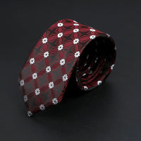 26 Styles Men's Jacquard Novelty Ties Skinny Floral Paisley Striped  Necktie Business Narrow Suit Shirt Daily Wear Accessories