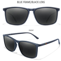 Luxury Square Vintage Polarized Windproof Cycling Sunglasses UV400 Male Eyewear Men Women Fashion Travel Driving Fishing Glasses