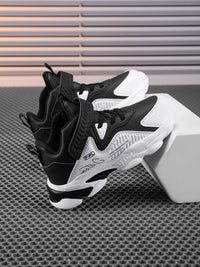 A pair of children's four-season leather upper high-top sports shoes, wear-resistant casual shoes, size 28-38，YX-024