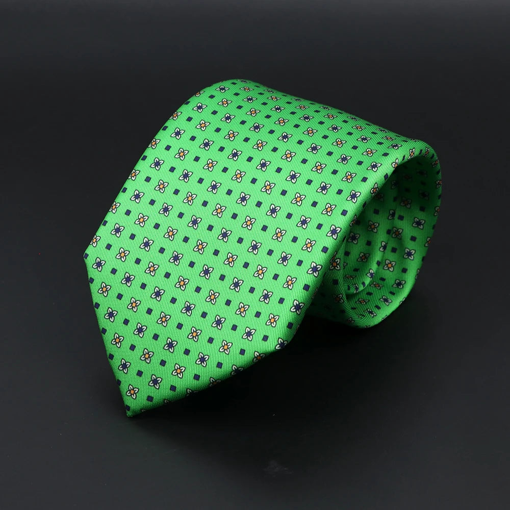 Fashion Men's 7.5cm Silk Tie Super Soft Bohemian Style Dot Chic Novelty Red Blue Necktie Suit Shirt Luxury Banquet Accessories