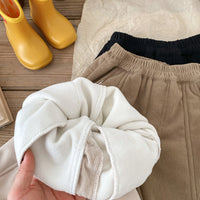 MILANCEL 2024 Spring Autumn Solid Kids Boys Straight Pants Fashion Children Clothing Trousers Brief Jeans for 1-6 Years