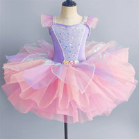Summer Children Ballet Dress Baby Ballerine Dance Costumes Kids Dresses Tutu Girl Ballet Leotards Vestidos Party Girls Clothing