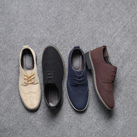 Men Dress Shoes Gentleman Suede Leather Business Paty Wedding Shoes Men Oxfords Formal Shoes