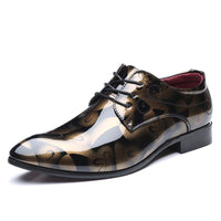 Patent Leather Oxford Shoes for Men Dress Shoes Men Formal Shoes Pointed Toe Business Wedding Shoes Plus Size  Dress Shoes