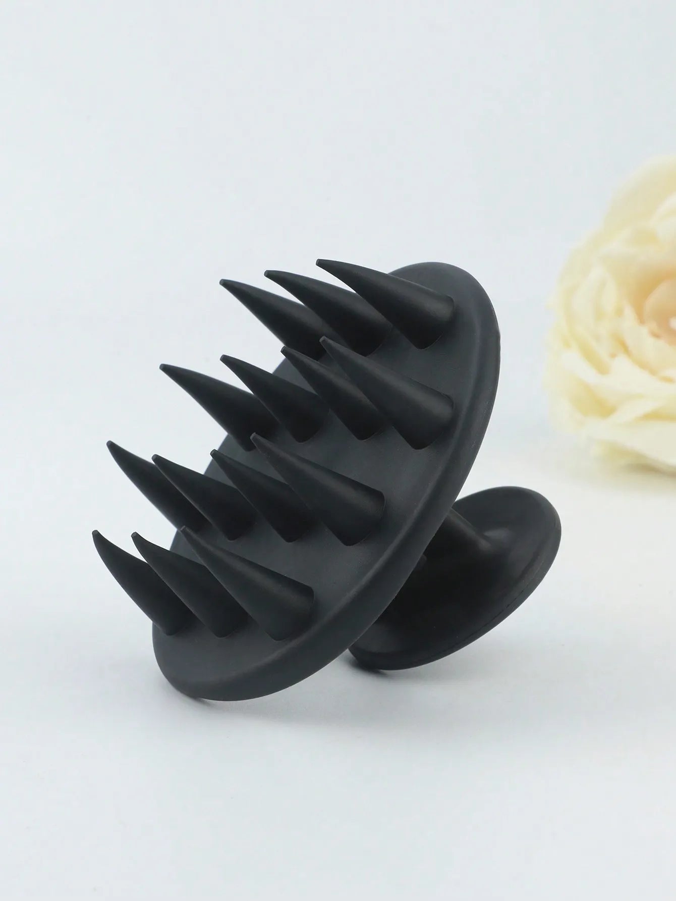 1pc Silicone Shampoo Brush Body Massage Brush Bath Shower Brush Salon Hairdressing Tool Scalp Massage Comb Hair Washing Comb