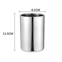 New Stainless Steel Unbreakable Mugs Keep Cold Reusable Insulated Cups Double Wall Drinking Cup for Bar Home