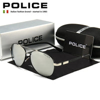 POLICE High End Brand Fashion Modeling Outdoor Fishing Sunglasses Men Driving Sports Rays SunGlasses Polarized 618 Light