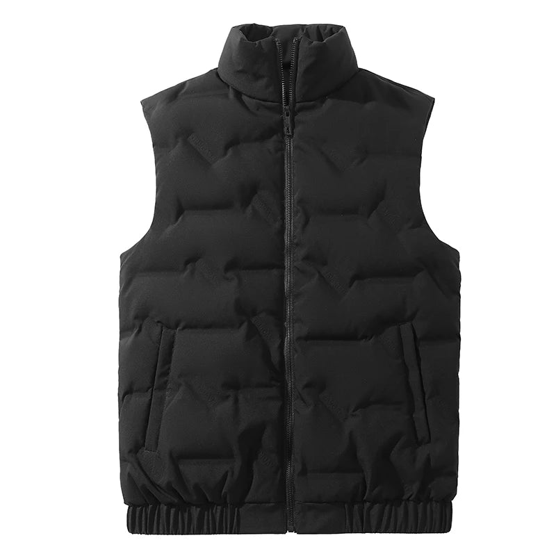 Winter Men 80 Down Vests Men waterproof Fashion Casual Down Sleeveless Vest Jackets Men Autumn Couple Lightweight Work Waistcoat