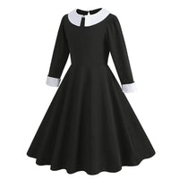 Black Dress Girls Role Playing Halloween Costume Cosplay Apparel