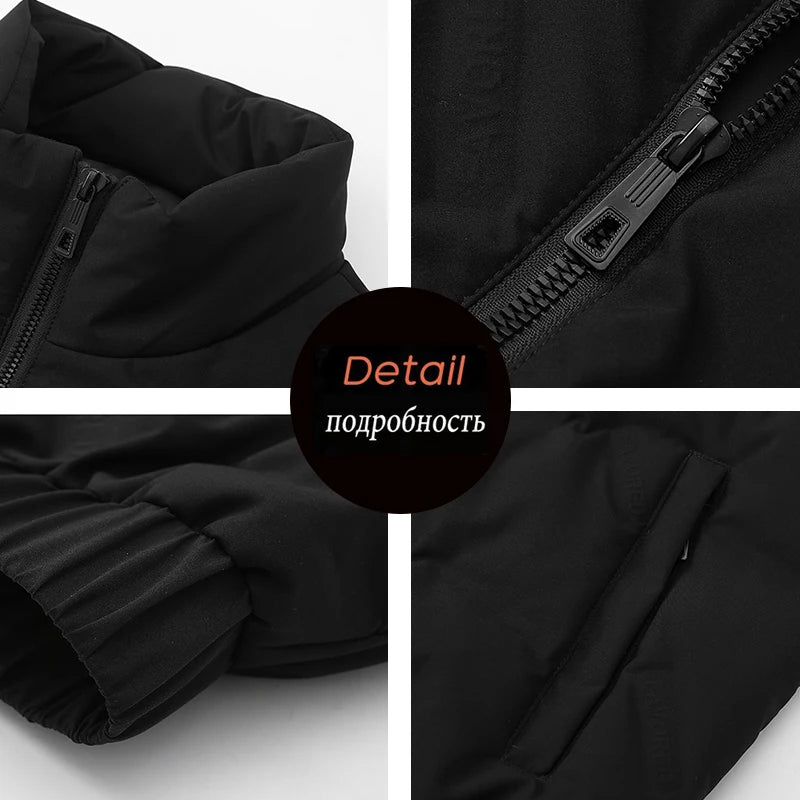 Winter Men 80 Down Vests Men waterproof Fashion Casual Down Sleeveless Vest Jackets Men Autumn Couple Lightweight Work Waistcoat