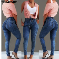 Boyfriend Hole Ripped Jeans Women Pants Cool Denim Vintage Jeans For Girl High Waist Casual Pants Female Slim Jeans woman