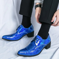Hot Selling Gold Men's Chelsea Shoes Europe America Pointed Dress Shoes Trendy New Men's Formal Shoes Parties Free Delivery