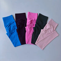 Seamless High Waist Leggings Peach Butt Lifting Fitness Pants Tight Stretch Thin Quick-drying Breathable Yoga Suit Sports Pants