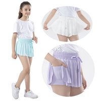 Children's Shorts 2023 New Running Tennis Short for Kids Girls Skirt-shorts Trouser Teenager Pocket Sports Pants Clothing