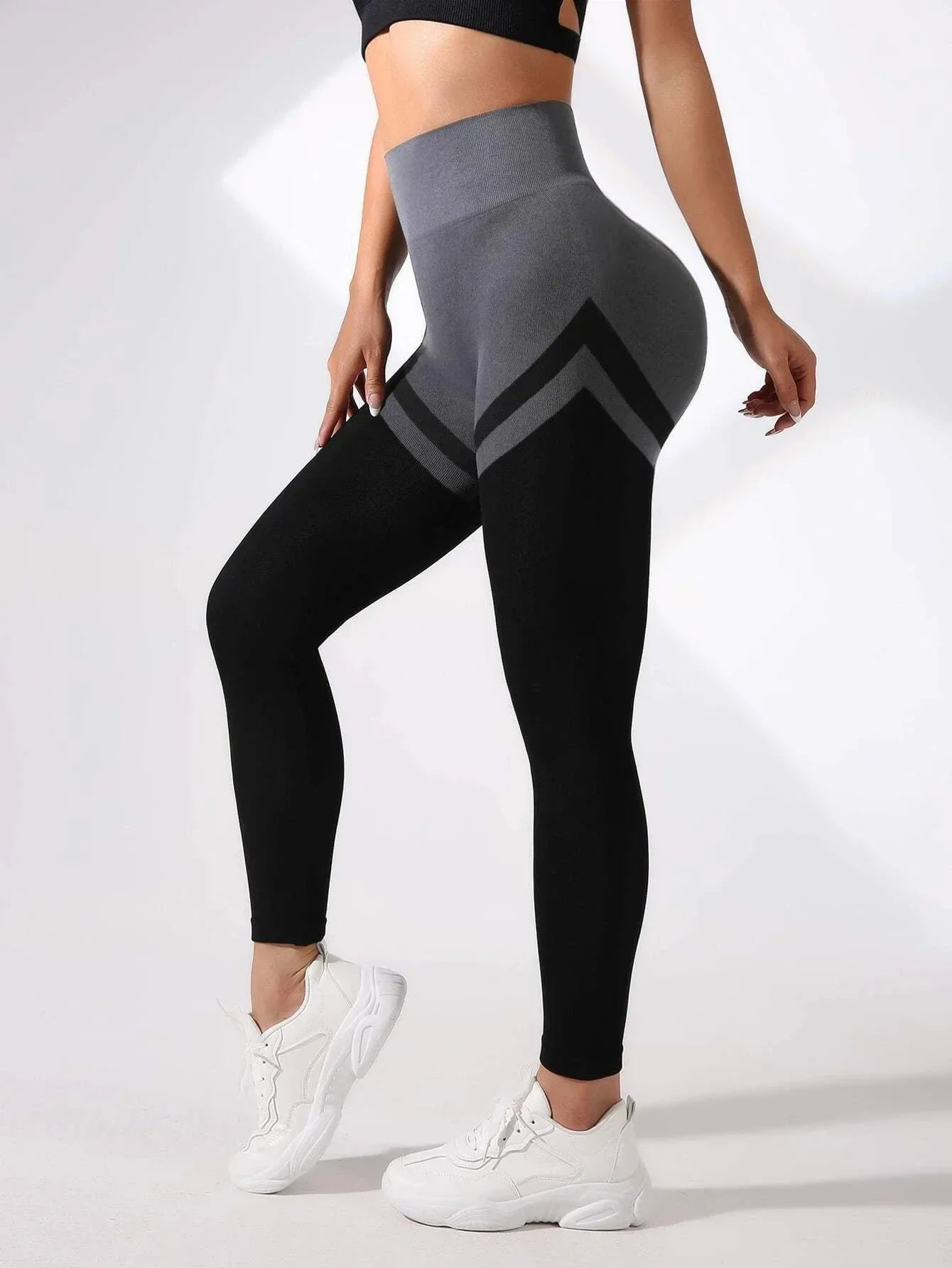Seamless Multicolor Leggings Women High Waist Elastic Tights Gym Workout Running Sexy Hip Lift Fashion Knited Yoga Leggings