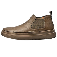 High Boots Men Working Shoes Men's Safety Shoe Mens Ankle Boots Leather Casual Sneakers Dress Booty Man Free Delivery Shoes Work