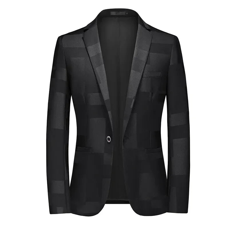 Blue Men's Blazer,Wedding Party Dress Jacket,Khaki Black White Available,Slim Fit Blazer,Asian Size M-6XL