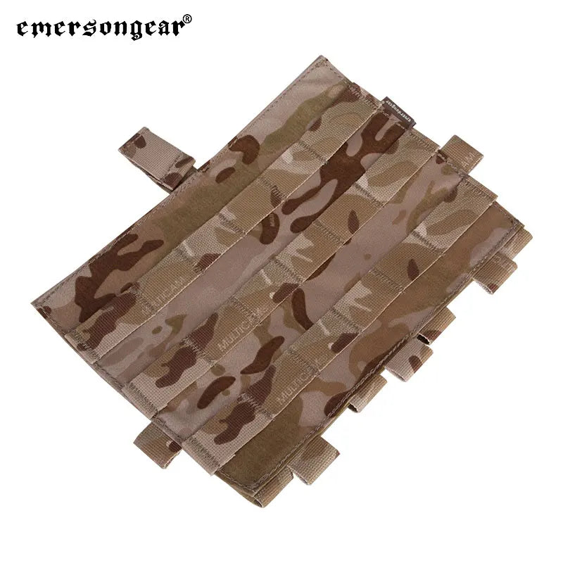 Emersongear Tactical Front MOLLE Panel For Detachable Modular Pouch Plate Bag For AVS JPC Vest Plate Carrier Airsoft Hunting