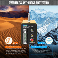 AUTOOL Car Smoke Leak Detector Smoking Generator Automotive Pipe Leakage Analyzer Vacuum Leakage Diagnostic Tool SDT103 *