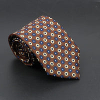 Super Soft Bohemian Silk Ties Men's Fashion 7.5cm Necktie For Men Wedding Business Meeting Gravata Colorful Novelty Printing Tie